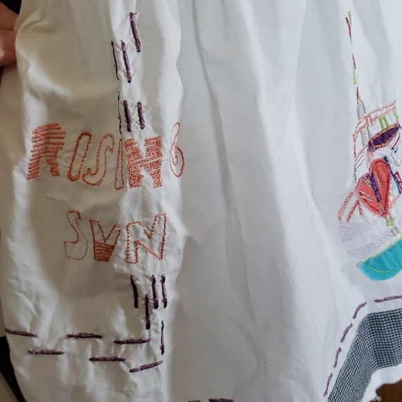 Anthropologie holding horses white blouse Small S - Picture 6 of 8